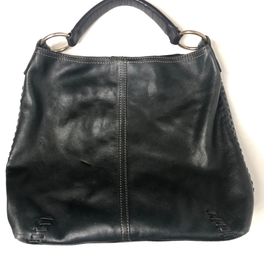 Lucky Brand Whipstitch Leather Shoulder bag